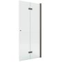 New Trendy New Soleo Gunmetal Brushed K5796 ścianka prysznicowa walk-in 100 cm gunmetal szczotkowany/szkło przezroczyste zdj.1