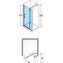 Novellini Modus MODUSG85D1K drzwi prysznicowe 85 cm uchylne zdj.2