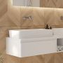 Oltens Lustra 40806000 umywalka 60.5x35 cm prostokątna nablatowa biała zdj.8