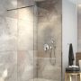 Oltens Vida 22006100 ścianka prysznicowa walk-in 110 cm chrom połysk/szkło przezroczyste zdj.12