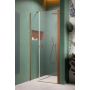 Radaway NES 6 Brushed Copper DWS I 100281209301L drzwi prysznicowe 120 cm uchylne miedź szczotkowany/szkło przezroczyste zdj.1