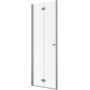 Radaway Nes Brushed Nickiel DWB 100290909101L drzwi prysznicowe 90 cm składane szczotkowany/szkło przezroczyste zdj.1