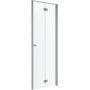 Radaway Nes Brushed Nickiel DWB 100290909101R drzwi prysznicowe 90 cm składane szczotkowany/szkło przezroczyste zdj.1