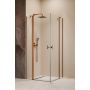 Radaway Nes Brushed Copper KDD II 100310809301L drzwi prysznicowe 80 cm uchylne miedź szczotkowany/szkło przezroczyste zdj.1