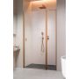 Radaway Nes Brushed Copper DWJ II 100361009301R drzwi prysznicowe 100 cm uchylne miedź szczotkowany/szkło przezroczyste zdj.1