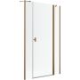 Radaway Nes Brushed Copper DWJS 100381409301R drzwi prysznicowe 140 cm uchylne miedź szczotkowany/szkło przezroczyste zdj.1