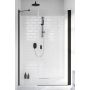 Radaway Nes 8 Black DWS 100781105401R drzwi prysznicowe 69.1 cm uchylne czarny mat/szkło przezroczyste zdj.1