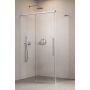 Radaway Idea 8 QL KDJ 105505670101L drzwi prysznicowe 56.7 cm rozsuwane chrom połysk/szkło przezroczyste zdj.1