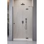 Radaway Essenza Pro Brushed Gunmetal DWJ 13850179201R drzwi prysznicowe 130 cm uchylne szczotkowany/szkło przezroczyste zdj.1