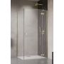 Radaway Essenza 6 Brushed Gold KDJ 13850439901R drzwi prysznicowe 80 cm uchylne złoty szczotkowany/szkło przezroczyste zdj.1