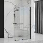 Rea Cortis Black REAK7740 ścianka prysznicowa walk-in 100 cm zdj.6