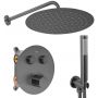 Rea Lungo REAP6385 zestaw prysznicowy podtynkowy termostatyczny z deszczownicą zdj.1