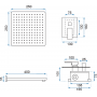 Rea Fenix REAP6920 zestaw prysznicowy podtynkowy czarny zdj.2