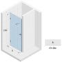 Riho Scandic G001006121 drzwi prysznicowe zdj.2