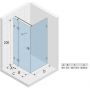 Riho Scandic G001074120 kabina prysznicowa prostokątna 160x90 cm chrom zdj.2