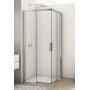 SanSwiss Divera D22SE2B0905007 kabina prysznicowa 90x90 cm kwadratowa srebrny połysk/szkło przezroczyste zdj.1