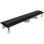 Schedpol Base Black Range 10059DPSM maskownica odpływu liniowego 120 cm czarny zdj.4