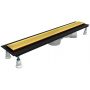 Schedpol Base Gold Brushed Range 10059DPZS maskownica odpływu liniowego 120 cm złoty zdj.3