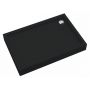 Schedpol Medium Black Matt 34736CMG brodzik prostokątny 100x80 cm czarny zdj.1