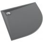 Schedline Libra Anthracite Stone 3SPL1O8080AST brodzik półokrągły 80x80 cm antracyt zdj.1