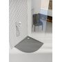 Schedline Libra Anthracite Stone 3SPL1O8080AST brodzik półokrągły 80x80 cm antracyt zdj.3