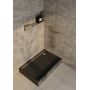 Schedline Favory Plus Black Stone 3STF1P80100CST brodzik prostokątny z syfonem 100x80 cm czarny zdj.4