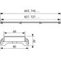Tece Drainline 600886 ruszt odpływu liniowego 80 cm biały zdj.2