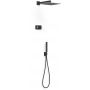 Tres Shower Technology 09288563NM zestaw prysznicowy podtynkowy czarny zdj.1