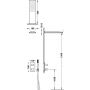 Tres Therm-Box 20235055NM zestaw prysznicowy podtynkowy termostatyczny z deszczownicą czarny zdj.2