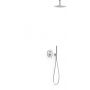 Tres Slim Exclusive 26228003 zestaw prysznicowy podtynkowy z deszczownicą chrom zdj.1