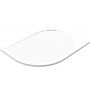 Vayer Virgo 100080001222000 brodzik półokrągły 100x80 cm biały zdj.1