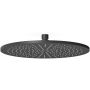 Zucchetti Closer Z94267N6 deszczownica 40x40 cm okrągła czarna zdj.1