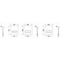 Duravit DuraSystem WD5007023000 przycisk spłukujący do pisuaru chrom błyszczący zdj.2