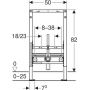 Geberit Duofix 111515002 stelaż podtynkowy do bidetu zdj.3