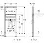 Geberit Duofix 111430002 stelaż podtynkowy do umywalki zdj.2