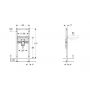 Geberit Duofix 111480002 stelaż podtynkowy do umywalki zdj.2