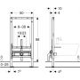 Geberit Duofix 111535002 stelaż podtynkowy do bidetu zdj.2
