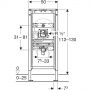 Geberit Duofix 111689002 stelaż podtynkowy do pisuaru zdj.2