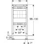 Geberit Duofix 111780002 stelaż podtynkowy do baterii zdj.2