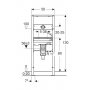 Geberit Duofix 111561001 stelaż podtynkowy do umywalki zdj.2