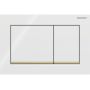 Geberit Omega20 115080KK1 przycisk spłukujący do wc biały-złoty zdj.1
