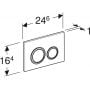 Geberit Sigma 115650001 przycisk spłukujący zdj.2