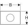 Geberit Sigma 115863SN6 przycisk spłukujący zdj.2