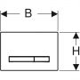 Geberit Sigma 115670112 przycisk spłukujący do wc zdj.2