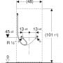 Geberit Monolith 131013001 element systemu montażowego stelaża zdj.2