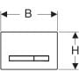 Geberit Sigma 115671112 przycisk spłukujący zdj.2