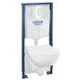 Grohe Solido 112956SH00 zestaw miska z deską i stelaż z przyciskiem zdj.1