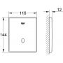 Grohe Tectron 37503000 elektronika na podczerwień do pisuaru zdj.2
