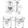 Grohe Rapid SLX 39603000 stelaż podtynkowy do miski wc wiszącej zdj.2