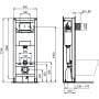 Ideal Standard Prosys R015467 stelaż podtynkowy do miski wc wiszącej zdj.2